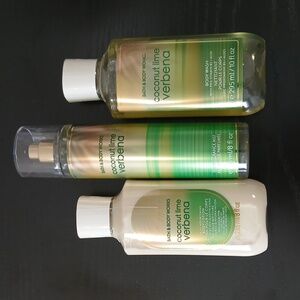💚Coconut Lime Verbena Bath & Body Works Trio